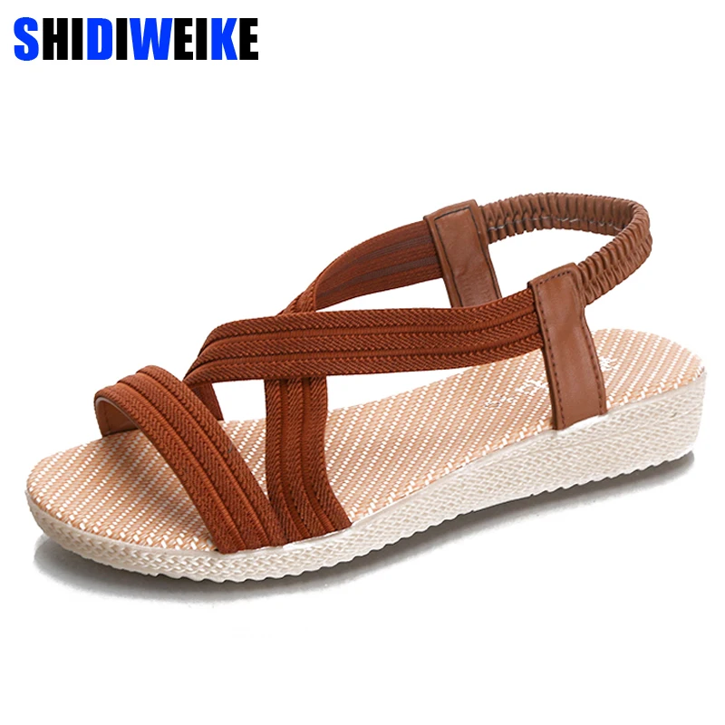 جديد الصيف النساء الصنادل بوهيميا السيدات أحذية الشاطئ المصارع صندل النساء مريحة عارضة الأحذية بسيطة الأحذية النسائية m435 جديد الصيف النساء الصنادل بوهيميا السيدات أحذية الشاطئ المصارع صندل النساء مريحة عارضة الأحذية بسيطة الأحذية النسائية m435