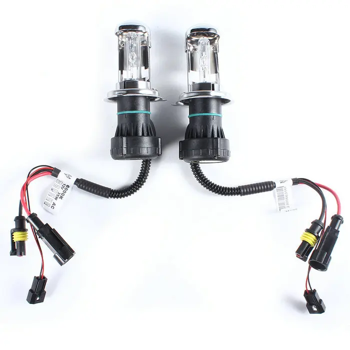 2PCS 35w H4 3 Hi/Lo Hid bi Xenon H4 Xenon Bulb 6000K Hot Saleh4 car