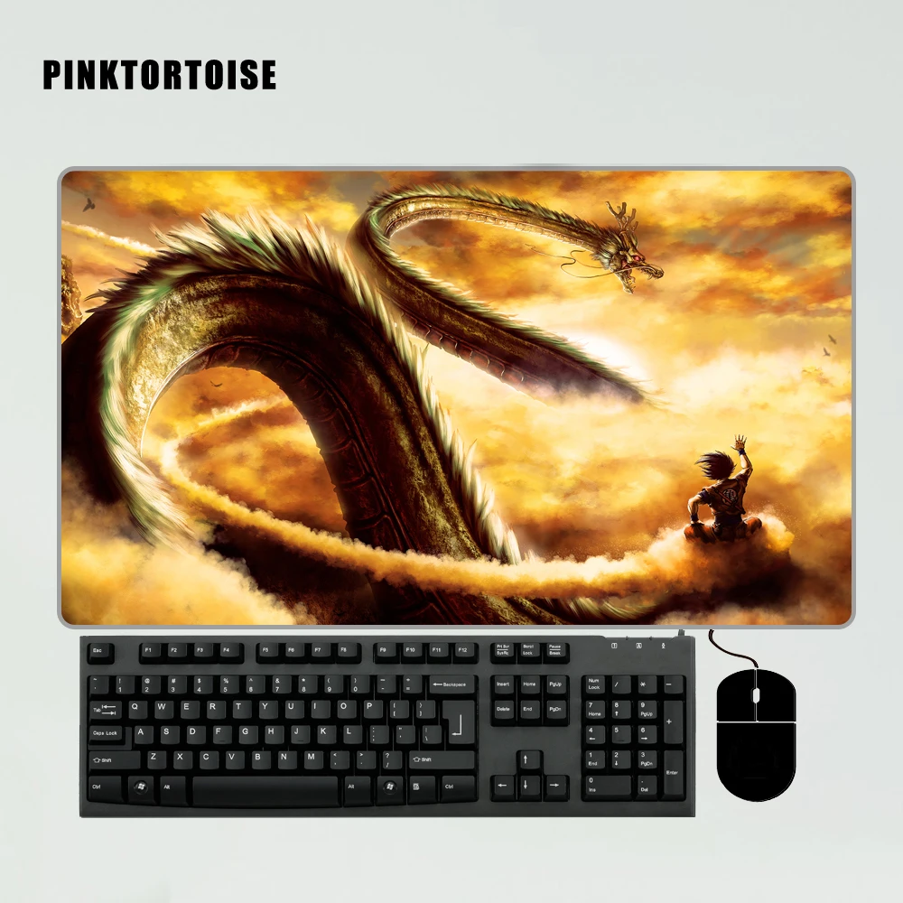 

PINKTORTOISE Mousepad Anime Dragon Ball Super Mouse pad Son Goku PLAYMAT CUSTOM Large tapis de souris