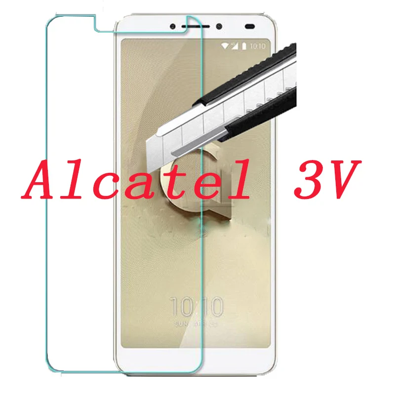 

2PCS Smartphone Tempered Glass for Alcatel 3V 5099D 9H Explosion-proof Protective Film Screen Protector cover phone