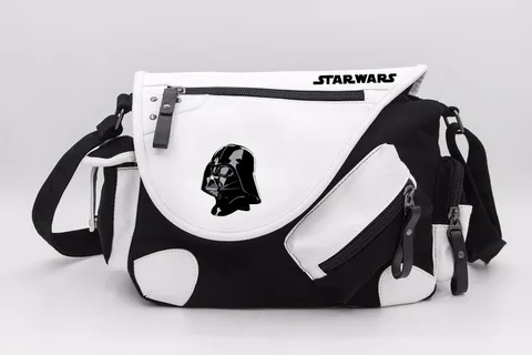 Bolsa de Ombro Star Wars Darth Vader Stormtrooper Lona Casual Zíper Meninos Meninas Bolsas Crossbody Mensageiro Bolsa Presente
