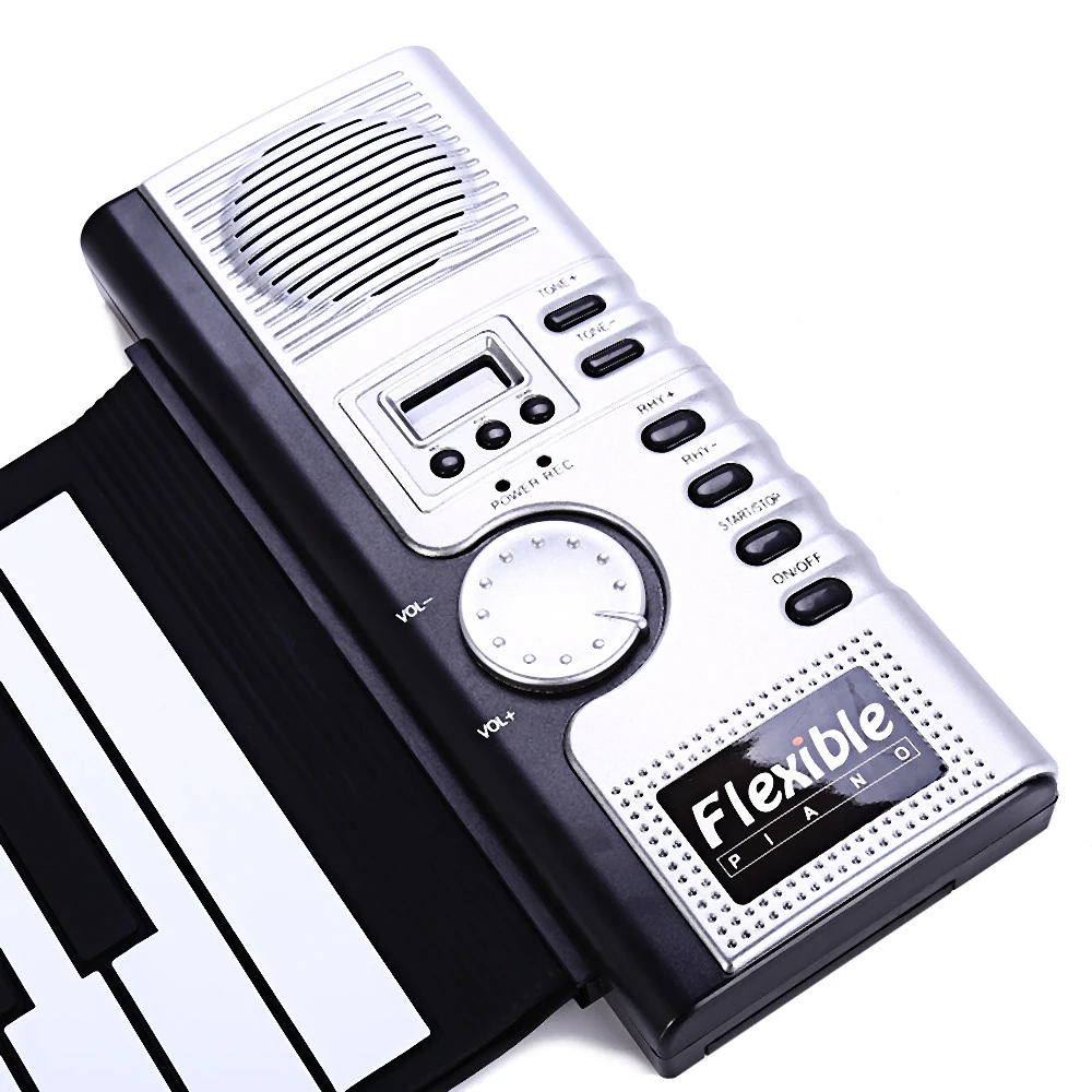 Portable  61 Keys Roll-up Keyboard Flexible 61 Keys Silicone MIDI Digital Soft Keyboard Piano Flexible Electronic Roll Up Piano (3)