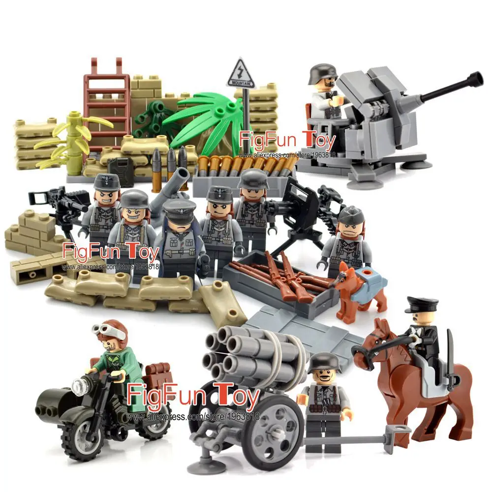 WW2 LEGO German Soldiers SS