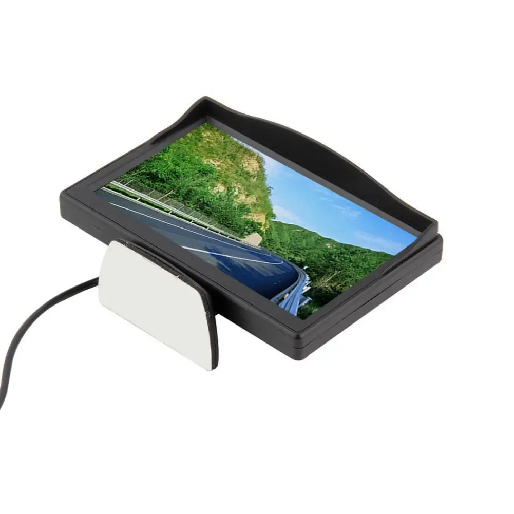 5 0 дюймовый автомобильный монитор TFT lcd 800*480 цветной 16:9 экран 2 пути видео вход для