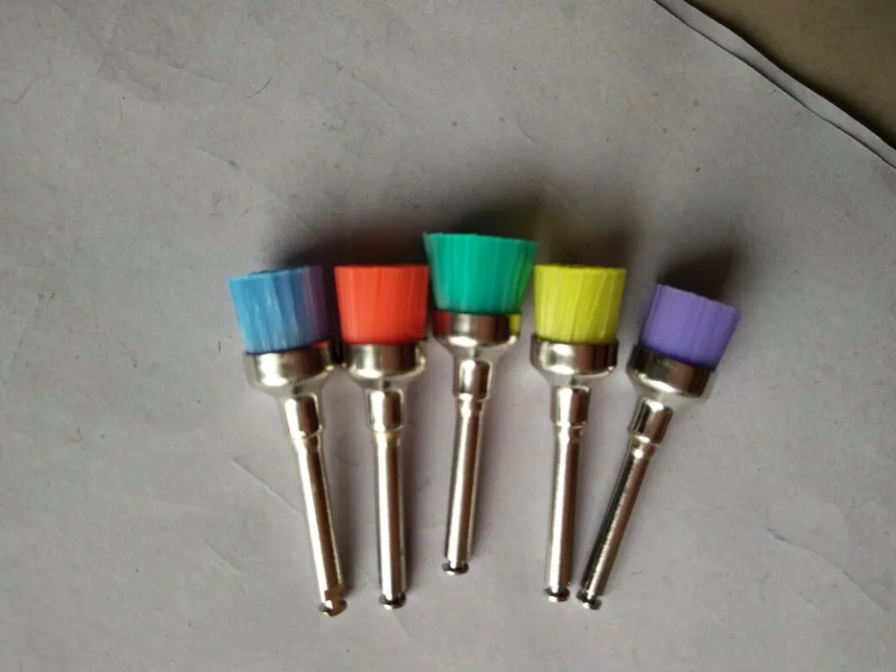 100pcs Brand New Dental Lab Materials Color Nylon Latch Flat Polishing