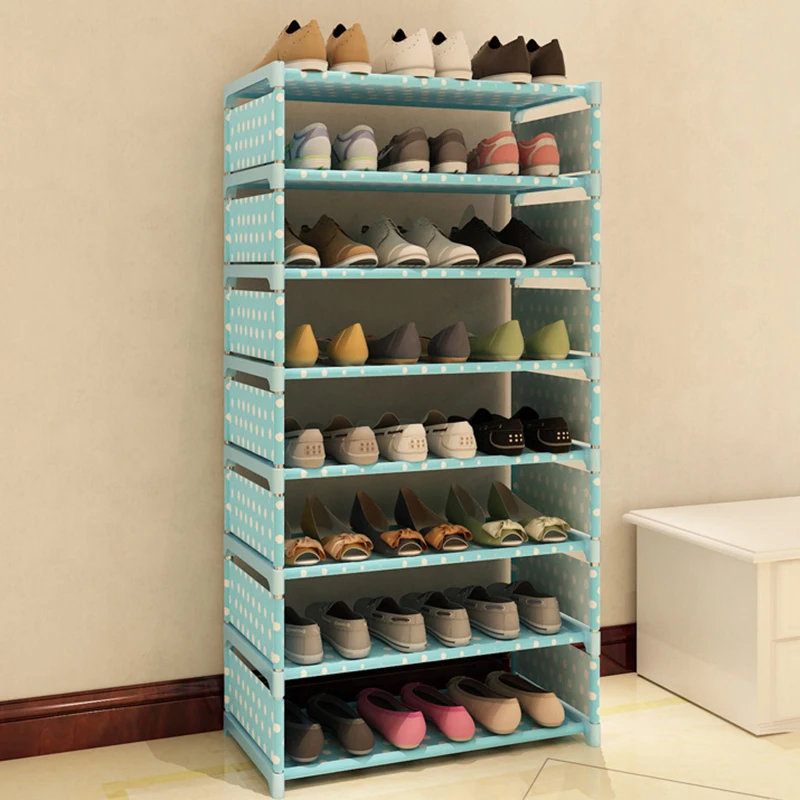 Новая модная обувь с узором шкаф для обуви стеллажи для хранения большой емкости домашняя мебель DIY простой 7 слоев#236471