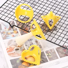 4 шт./компл. Пластик формы для пельменей 4 формы jiaozi клецки пресс для приготовления равиоли форма для выпечки, сделай сам форма для печенья Кухня инструмент