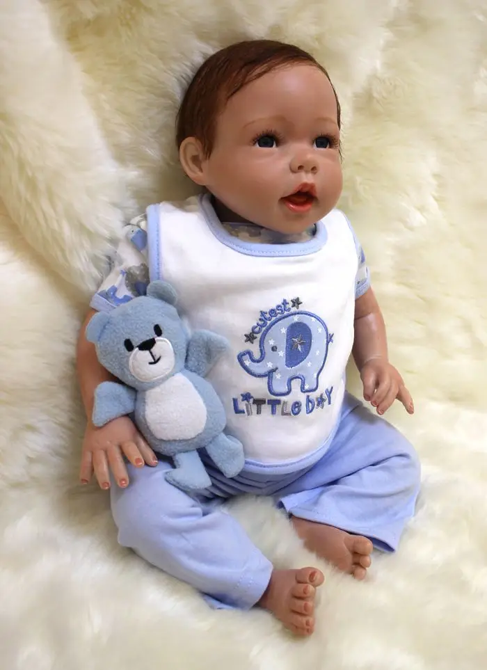 Bebes кукла новорождённого куклы 50 см мягкие силиконовые реборн Детские Куклы виниловые Новорожденные Интерактивная кукла-Пупс куклы игрушки для девочек детский подарок