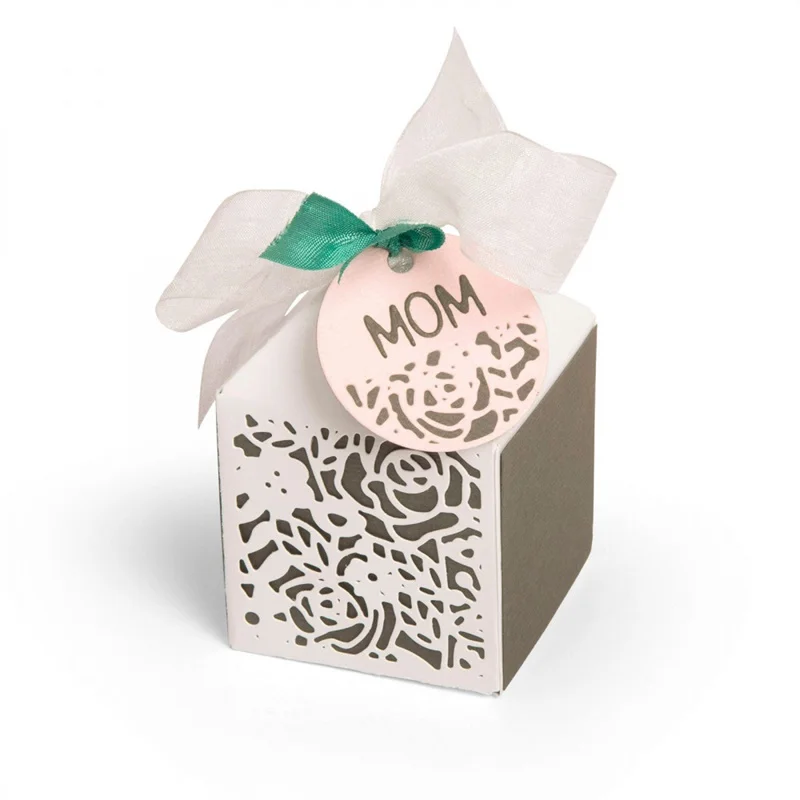 

3D Gift Box Metal Cutting Dies New Stencils for DIY Scrapbooking Paper Cards Craft Making Decor