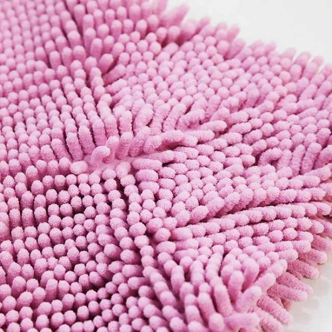 Синель поглощает воду питомца супервпитывающее полотенце маленькая собака банные полотенца мягкий Кот банное полотенце микрофибра коврик для щенка одеяло для собак - Цвет: Розовый