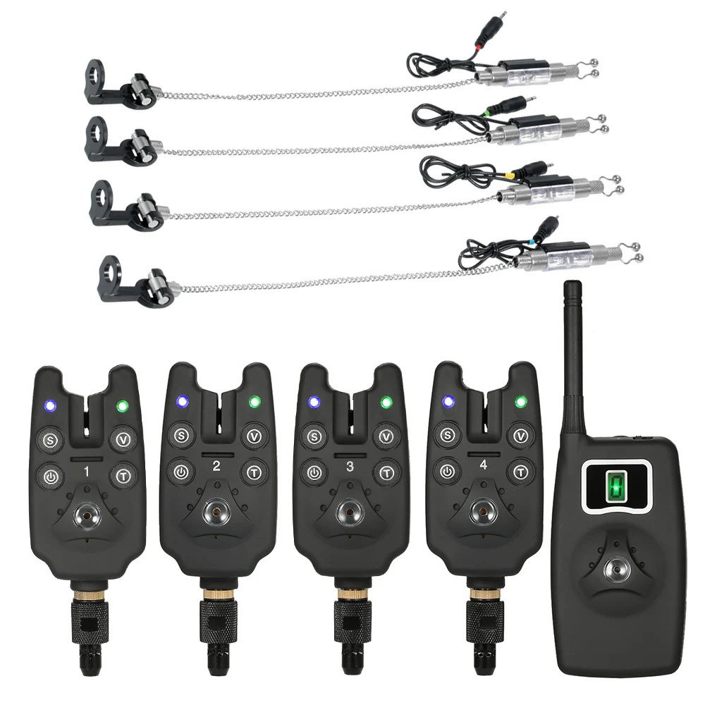 Lixada Carp Wireless Fishing Alarm Fishing Alerts Bite Alarm Digital