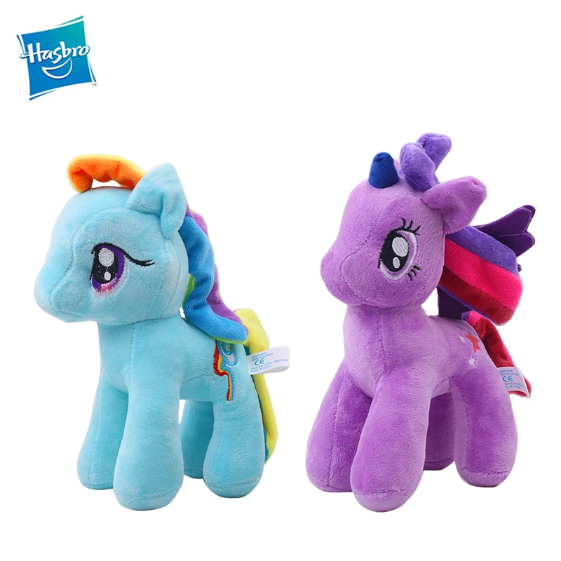 

24cm My Little Pony Plush Animal Stuffed Dolls Friendship is Magic Princess Rainbow Dash Rarity For Children Girls Gifts