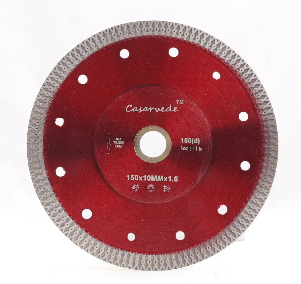 DC SXSB04 D150mm super thin 6 inch porcelain cutting blade for cutting ceramic or porcelain tile