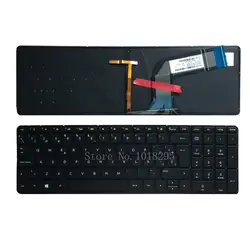 Новая испанская клавиатура для ноутбука для HP Pavilion 15-p 15-p000 15t-p000 15t-p100 17-f 17-f000 17t-f000 клавиатура с подсветкой