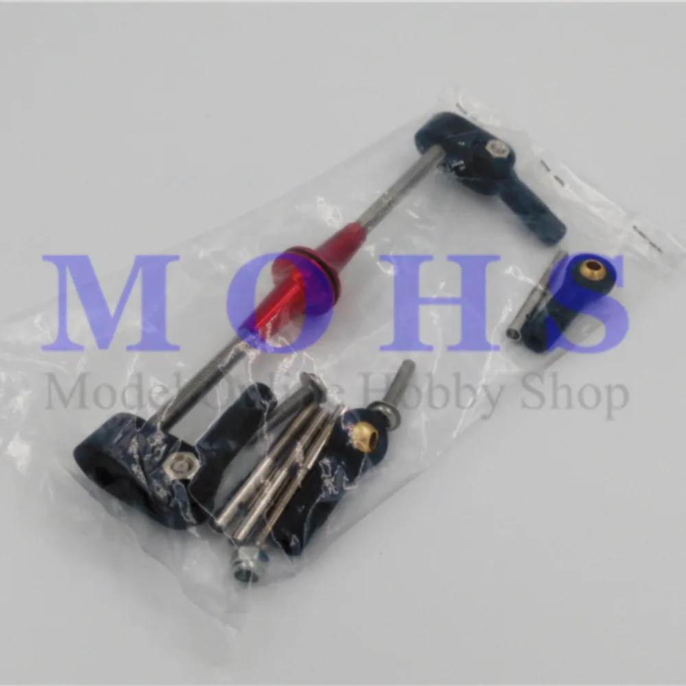 high quality adjustable M4X110mm 35~60cc 50cc rudder control horn + ball link COMBO rc aircraft metal | Игрушки и хобби