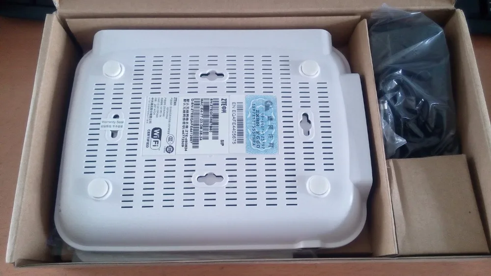 ZTE F660 GPON ONT 4 LAN + 2 голоса Wi Fi USB 3 0 Версия оптический сетевой терминал английская