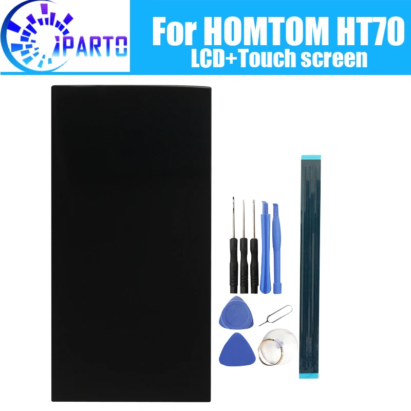 6,0 дюймов HOMTOM HT70 ЖК-дисплей+ сенсорный экран протестированный ЖК-дигитайзер стеклянная панель Замена для HOMTOM HT70