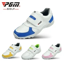 Pgm подлинные качественные кроссовки для гольфа для мальчиков и девочек, синие/розовые теннисные кроссовки, дышащие Нескользящие разноцветные на выбор