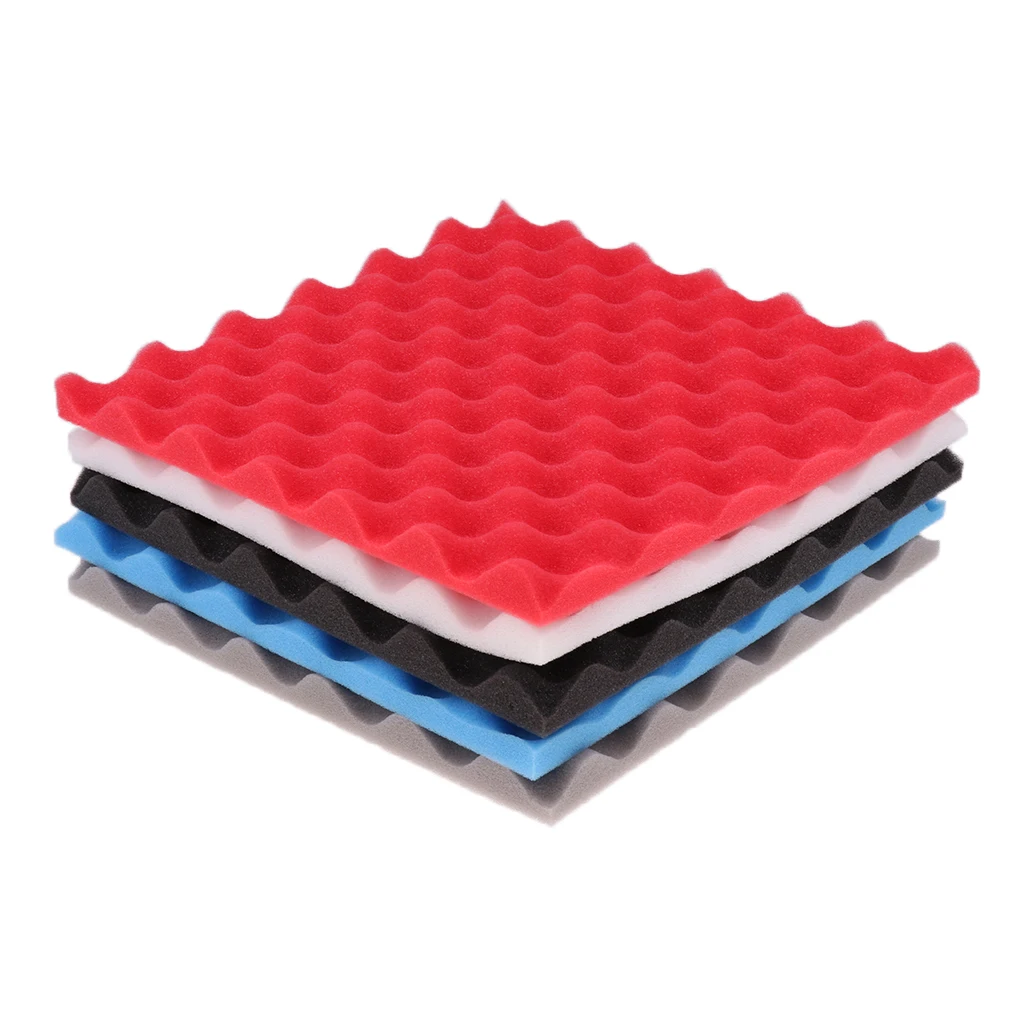 

Studio Acoustic Foam Professional Eggcrate Acoustic Control Sponge Panel Wall Tile Acoustical Treatment 11.81 x 11.81inch