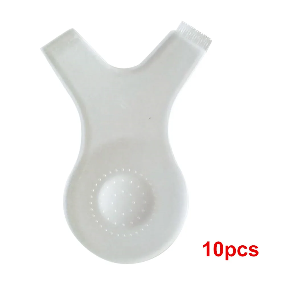 

10 Pcs Mascara Clean Up Grafting Tools Home Eyelash Brushes Lift Extension Silicone Salon Y Shape Mini Disposable Makeup