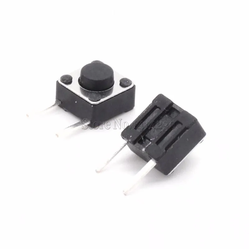 Сенсорная кнопка SMD 6*6*4 3 мм 20 штук 2-контактная Боковая микро-Кнопка H |