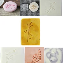 Сливы бамбук, Орхидея шаблон мыло ручной работы штамп прозрачный Diy природных акриловые Органическая декоративная машина для производства мыла изготовленные на заказ