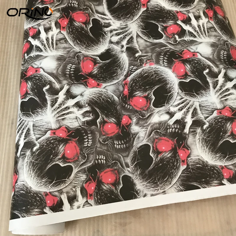 Skull Vinyl Film Car Sticker-18