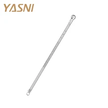 10PCS/LOT Face Skin Care Acne Removal Needle Silver Blackhead Remover Pore Cleaner Acne Remover Pimple Remover Tool FS109