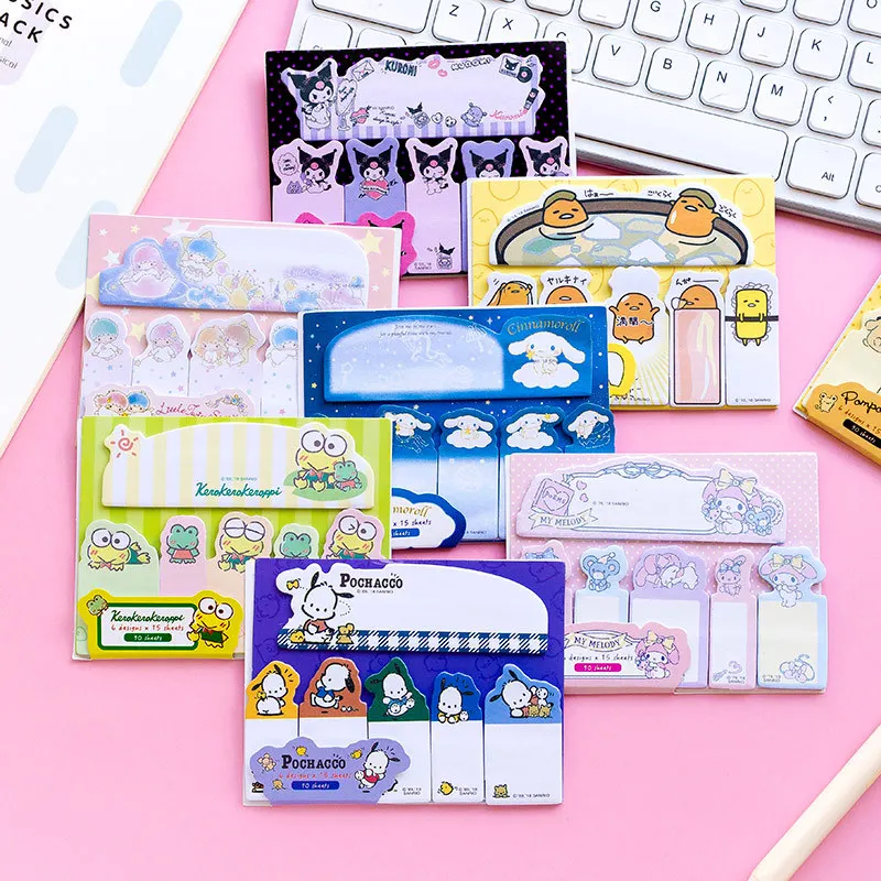 

Cartoon Frog Melody Twin Star Memo Pad N Times Sticky Notes Escolar Papelaria School Supply Bookmark Label