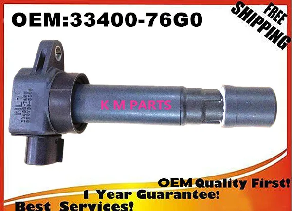 

top AND Perfect quality ignition coil pack 33400-76G0 3340076G0 for suzuki Carry