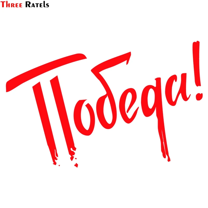 

Three Ratels TZ-1161 19*29.4cm 12.9*20cm 1-4 pieces car sticker russian victory day funny car stickers auto decals