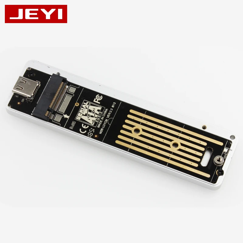 JEYI i8 TYPE-C3.1 USB3.1 USB3.0 m.2 NGFF SSD мобильный диск через VLI716 Поддержка отделка SATA3 6 Гбит/с UASP Алюминий корпус SSD, HDD