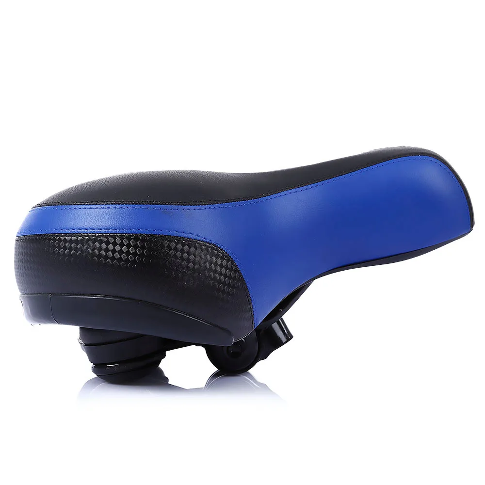 Comfort Wide Big Bum Bike Bicycle Gel Cruiser Extra Sporty Soft Pad Saddle Seat Road Mtb Mountain Bike Leather #3O18 (15)