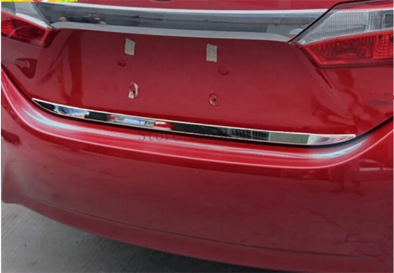 Накладка на дверь багажника из нержавеющей стали для Toyota Corolla E140/E150 2007-2013 |