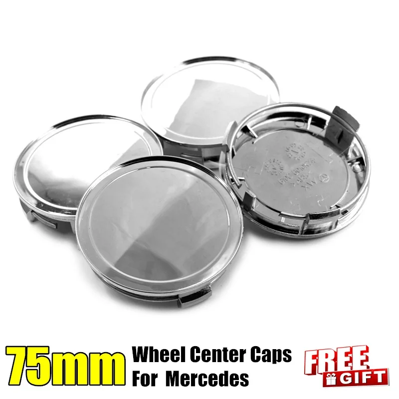 4 шт. хромированные и черные крышки для S2000 W202 W203 W211 CLK S350 S300 ML350|Колпаки на колеса| |