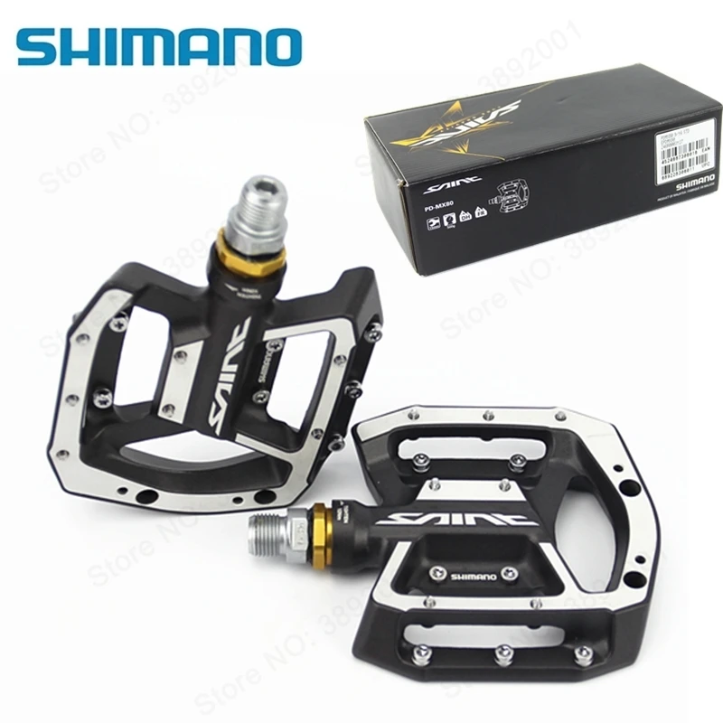 

Shimano Saint PD - MX80 Flat Pedals BMX DH FR Freeride Enduro MTB Bike Flat Pedals