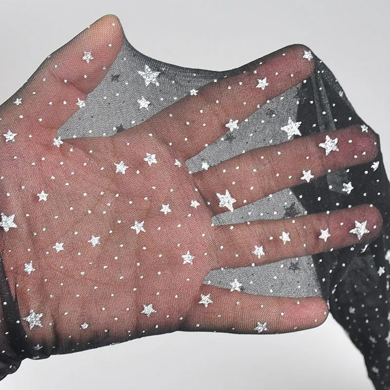 

Korean style Full sky Star Jacquard Ultra thin transparent Pantyhose Fashion Black Female Stockings 3pcs/lot