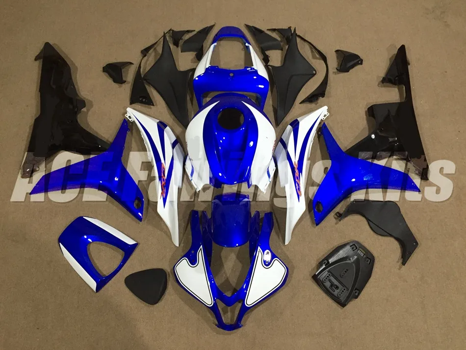

New Injection mold motorcycle Full Fairing kit Fit For Honda CBR600RR F5 2007 2008 07 08 600RR 600 ABS fairings Cool blue white