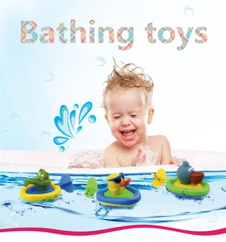 

Bathing animal toys novelty new educational interactive mobile Duck crocodile Gull