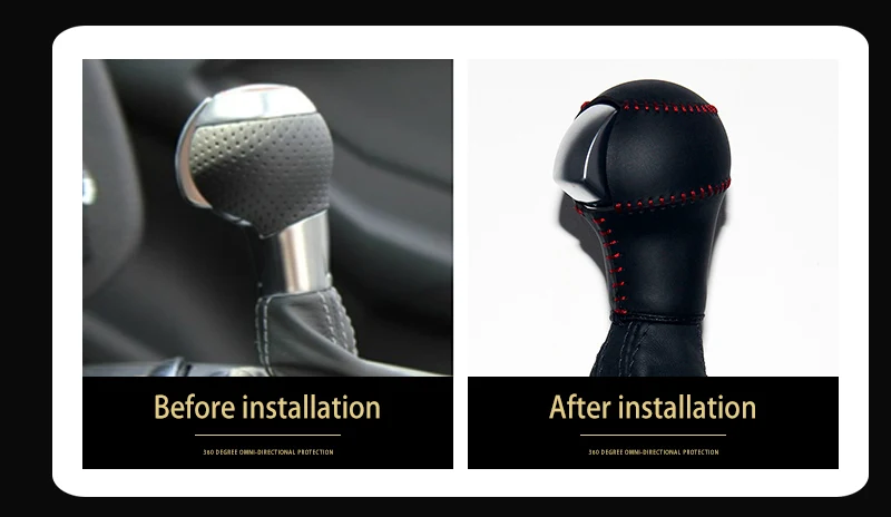 gear shift knob cover For Audi RS AT _03