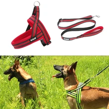 

Adjustable Pet Dog Harness Soft Breathable Walk Harness Vest Nylon Harness For Small Medium Large Pets Products