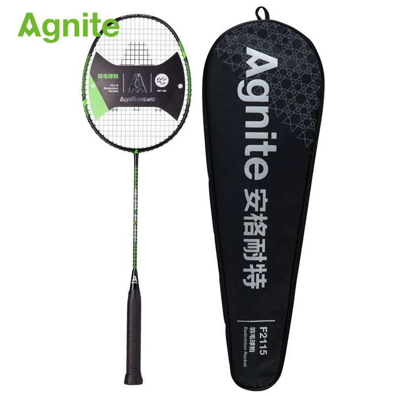 Agnite Profession Badminton racket full carbon feather shot offensive