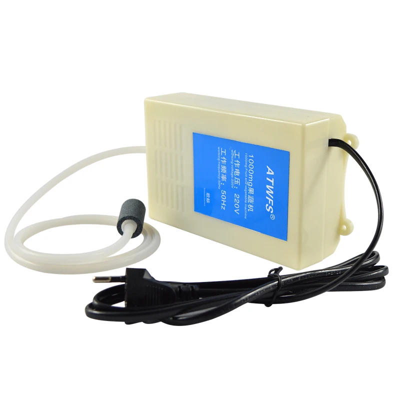 

Household Ozone Generator 220V 1000mg Air Purifier Water Ozone Generating Machine Aquarium Ozonator with EU Plug