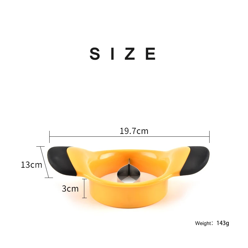 Creative Stainless Steel Mango Cutter Splitter Fruit Kitchen Gadget Accessories Peach Slicer Peeler Tool Peeling Quick