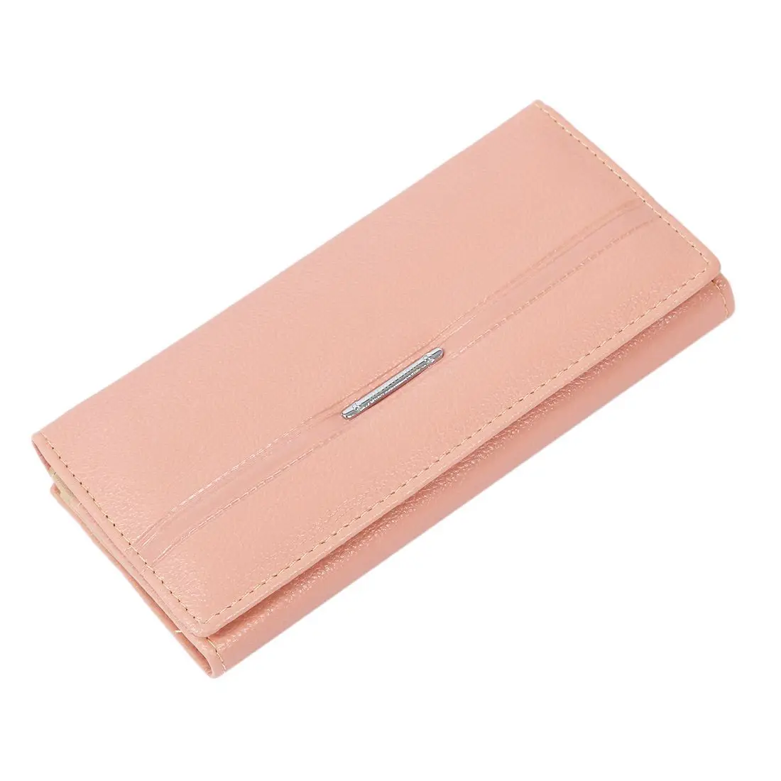 

Wallet Women's Wallet Clutch Long Design Clip Wallet Long Wallets Coin Purse Bag pink