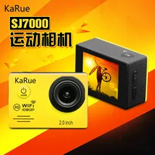 KaRue-Cámara de acción WIFI para buceo, impermeable, 30M, 1080P, HD, subacuática, cámara deportiva para casco, DV, cámara de píxeles de foto de 12MP
