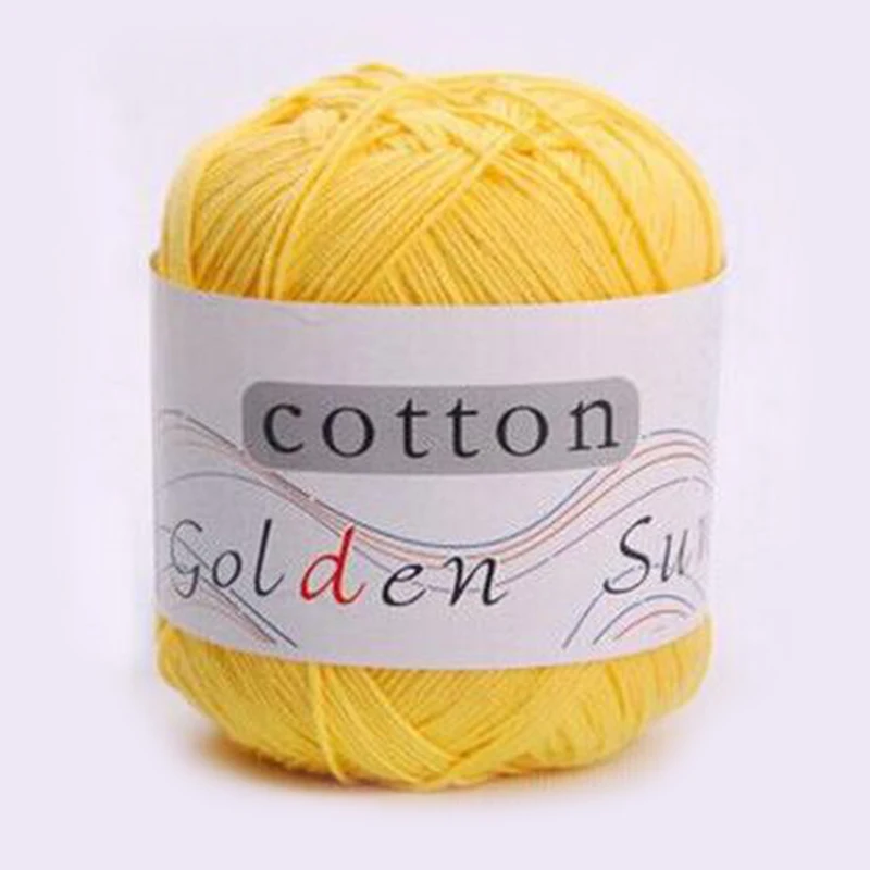 Buy 1 Roll Cotton Silk Knitting Yarn Anti Pilling