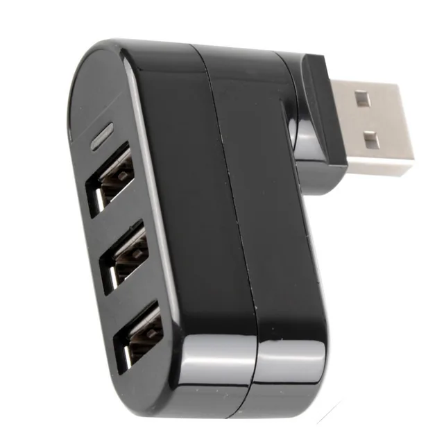 Modest Portable Mini High Speed 3 Ports USB 2.0 Hubs Computer Peripherals For Notebook Personal Computer USB Hubs P20