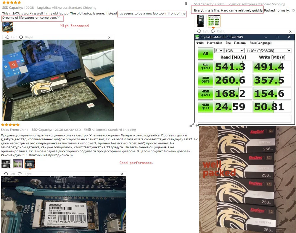 KingSpec mSATA SSD 1 ТБ 2 ТБ HDD Mini SATA SSD для компьютера Внутренний твердотельный жесткий диск для ноутбука hp SSD диск mSATA жесткий диск