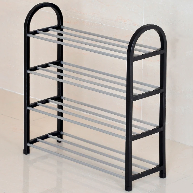 

Shoe Rack PP Creative Simple Shoe Frame Multilayer Receiving Shoe Frame Four Layer Shoe Free Shipping